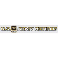 US Army Retired Decal