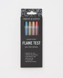 Flame Test Gel Pens-Set of 6