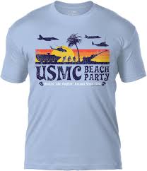 USMC Beach Party-Sky Blue : L