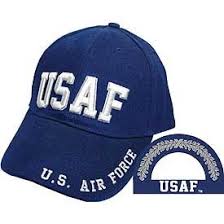 USAF Letter Cap-Blu/Wht