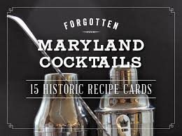 Maryland Cocktail Recipe Cards