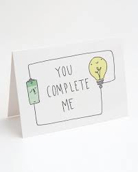 You Complete Me Card