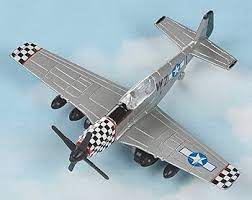 Hot Wings Checkered P-51 Mustang-17101