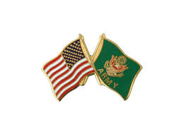 US Flag/Army Flag Pin