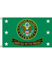 Army Served with Pride Flag-3 x 5