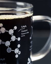 Chemistry of Coffee-Clear Glass Mug