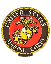 USMC Logo Magnet-circle