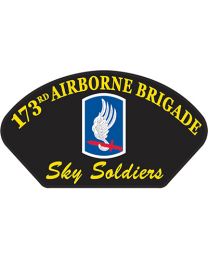 Army Hat 173rd A/B Patch-NO