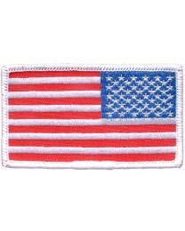 Flag, USA, Rect. White RA Patch