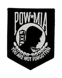 POW MIA Black Patch