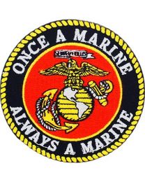 USMC Logo, Always a Marine Patch