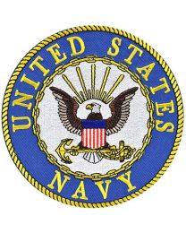 USN Logo Circle Velcro Patch