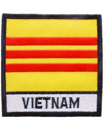 Vietnam, Flag w/ Tab Patch-NO