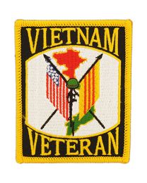 Vietnam Veteran Patch-NO