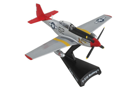 P-51D Bunny Redtail Die Cast Model 1/100