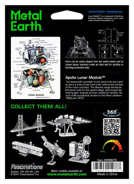 Apollo Lunar Module - Metal Earth