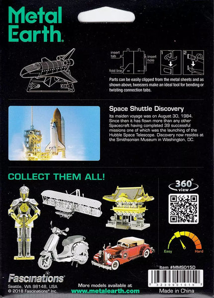 Space Shuttle Discovery - Metal Earth