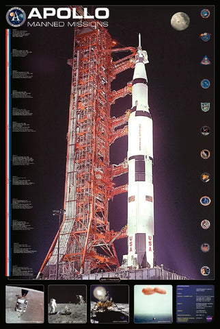 Poster #14 - Apollo Manned Missions