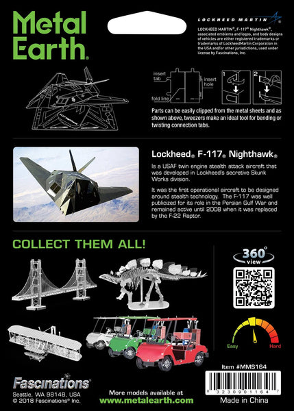 F-117 Nighthawk - Metal Earth