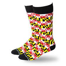 Striped MD Flag Socks