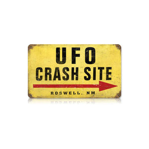 UFO Crash Site Sign