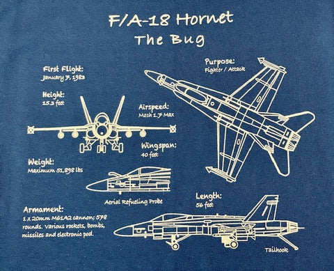 F-18 Hornet Legacy T-Shirt "The Bug"