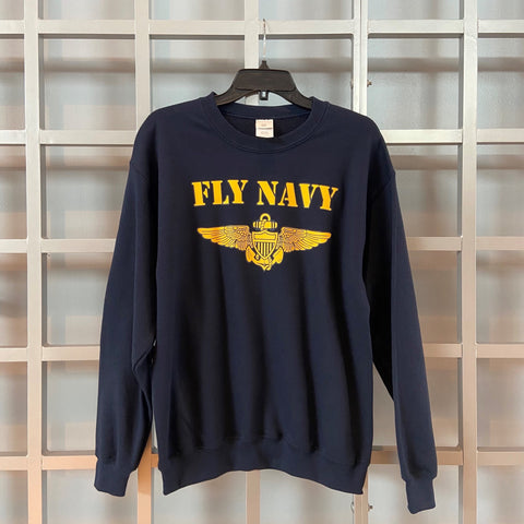 Fly Navy Crewneck Sweatshirt