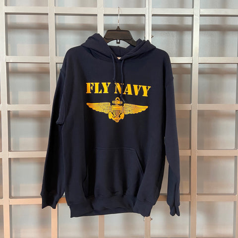 Fly Navy Hooded Sweatshirt