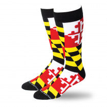 Maryland Flag Dress Socks