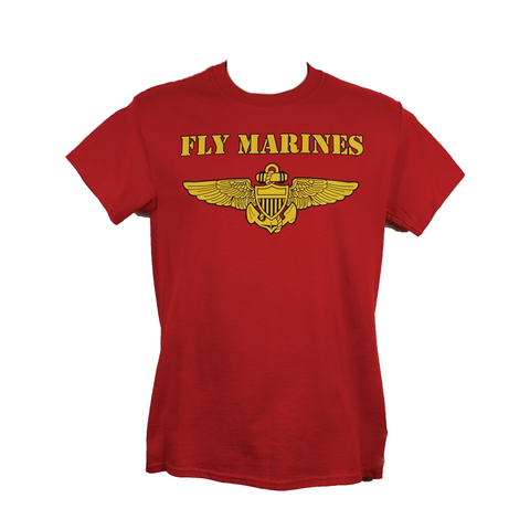 Fly Marines Adult T-Shirt